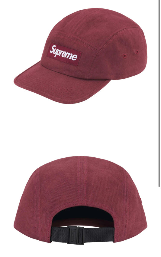 Denim Camp Cap Supreme Red