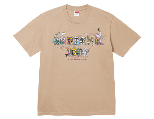 VARSITY TEE T-SHIRT SUPREME BEIGE