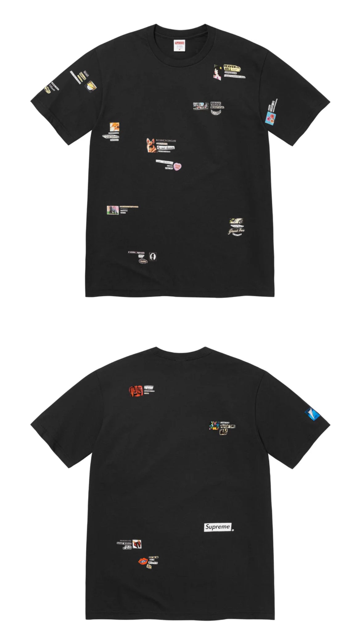 UPSET TEE SUPREME BLACK
