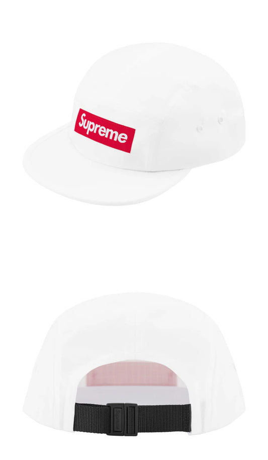 WAXED RIPSTOPCAMP CAP WHITE