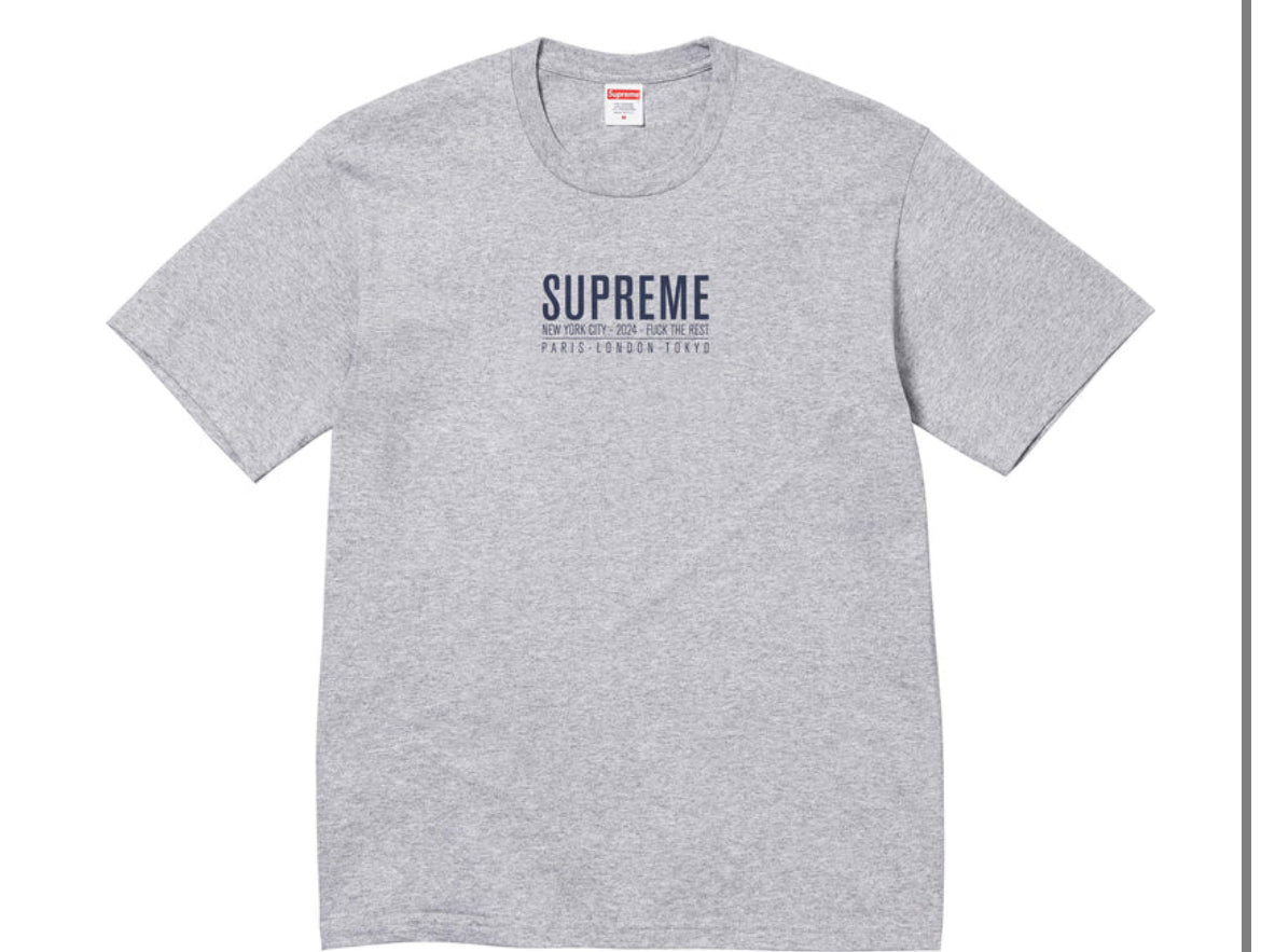 SUPREME PARIS TEE GRIS