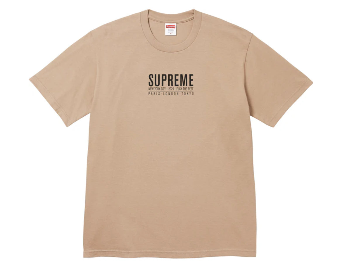 PARIS TEE TSHIRT SUPREME BEIGE