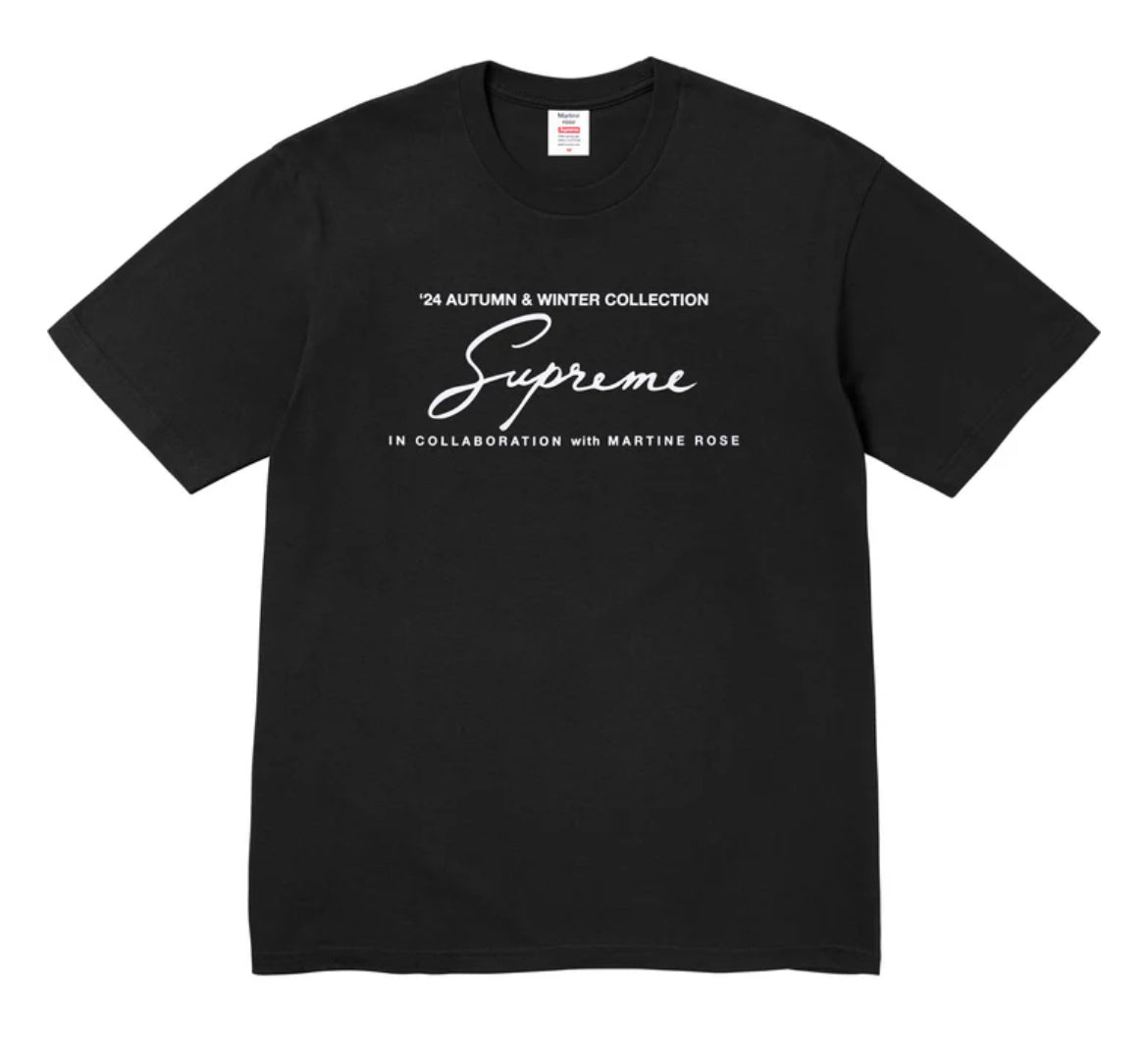 Supreme Martine Rose Tee Black